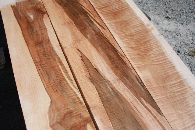 4/4 Curly (Tiger Heart) Maple 40BF Lumber Pack