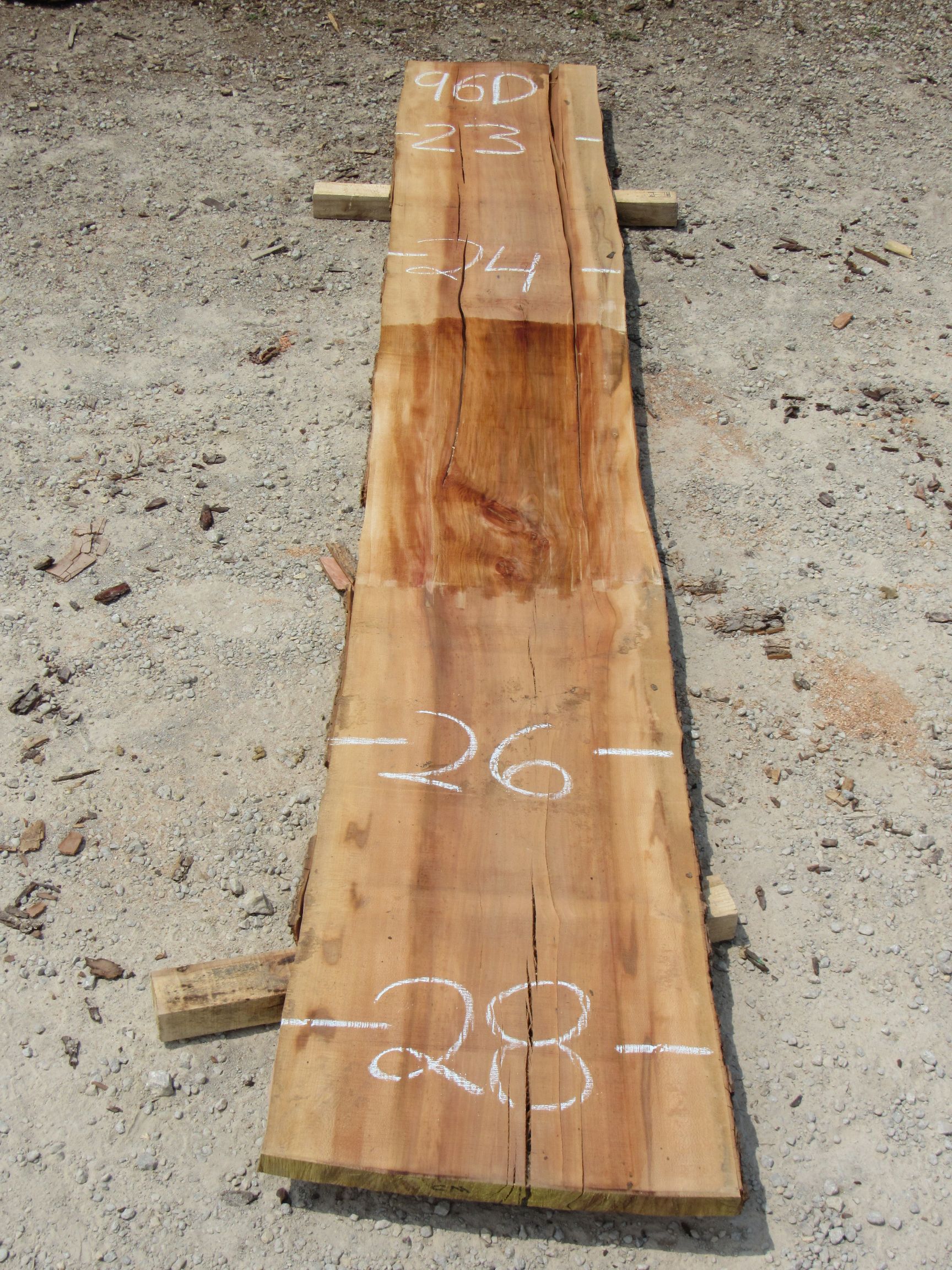 Cherry Live Edge Slab 166G - CR Muterspaw Lumber